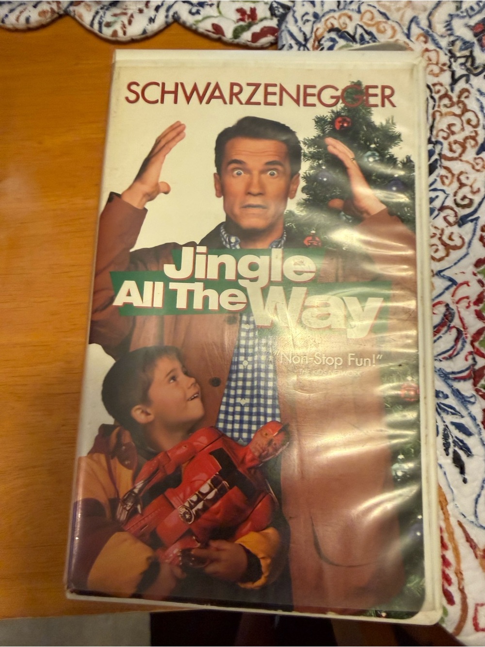 Jingle All The Way Holiday Tape- White/Green Cover